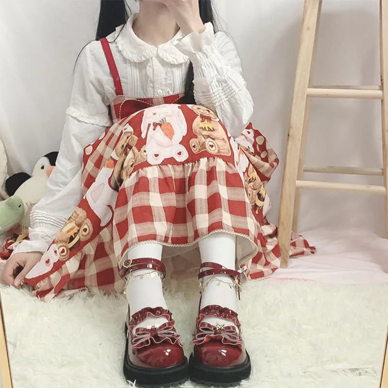 kawaii Lolita shoes Cute star buckle platform shoes Japanese uniform JK shoes sweet low heel Mary Jane shoes college girls shoes