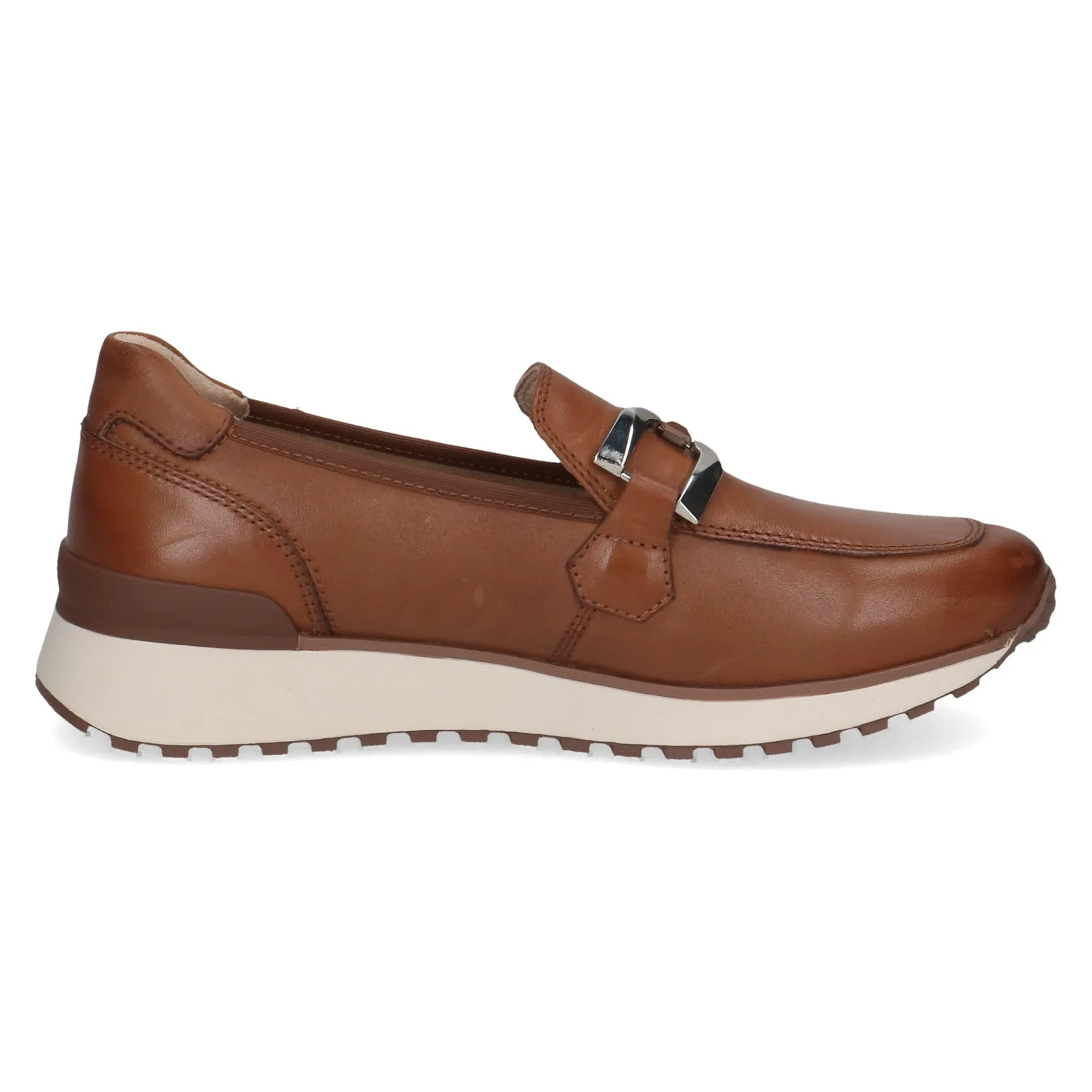 Ladies Caprice  Loafer COGNAC Leather Slip On 24700-43 303