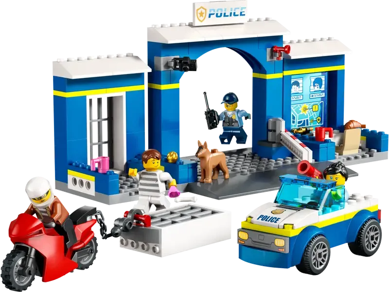 Lego Police Station Chase