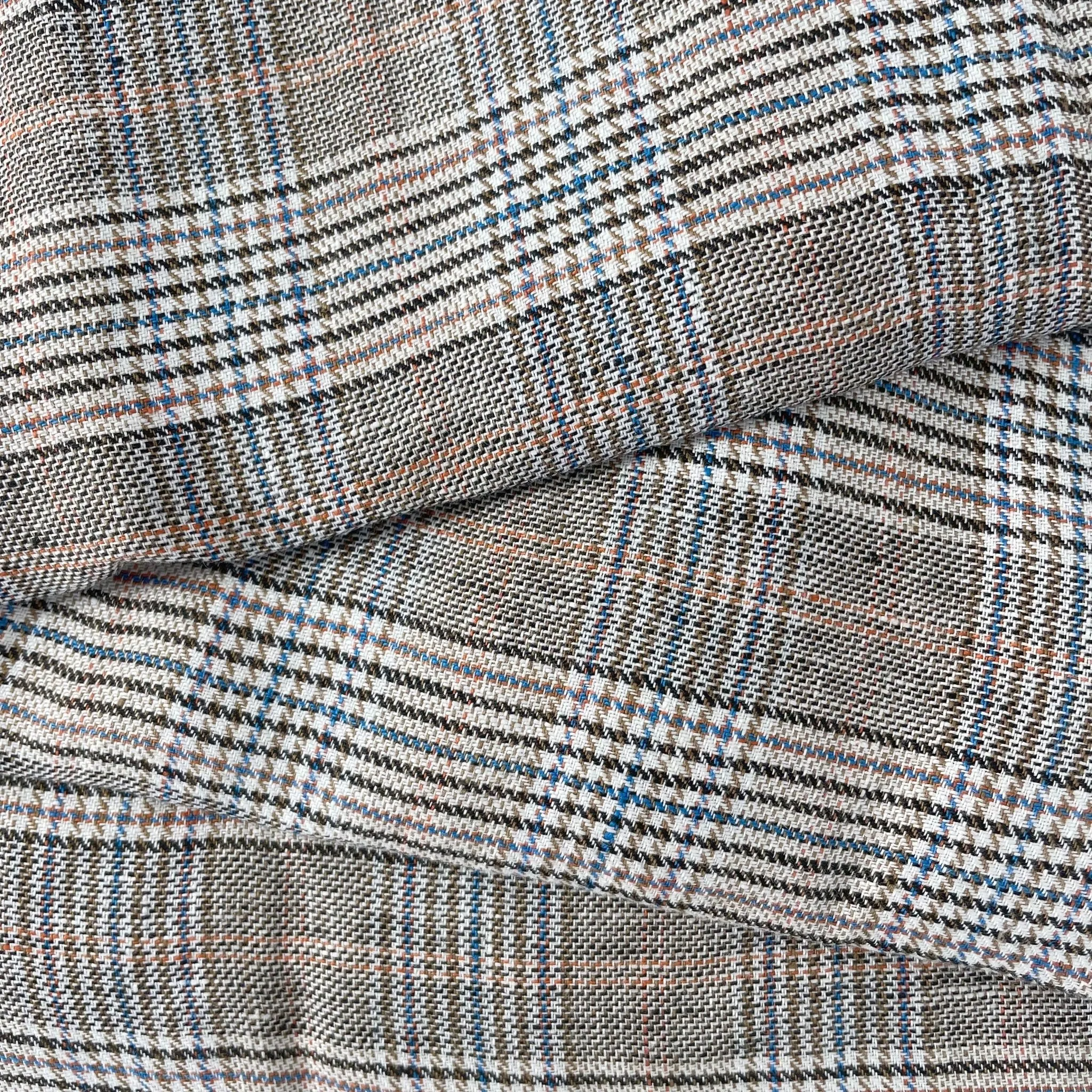 Linen Glen Plaid Fabric 7388