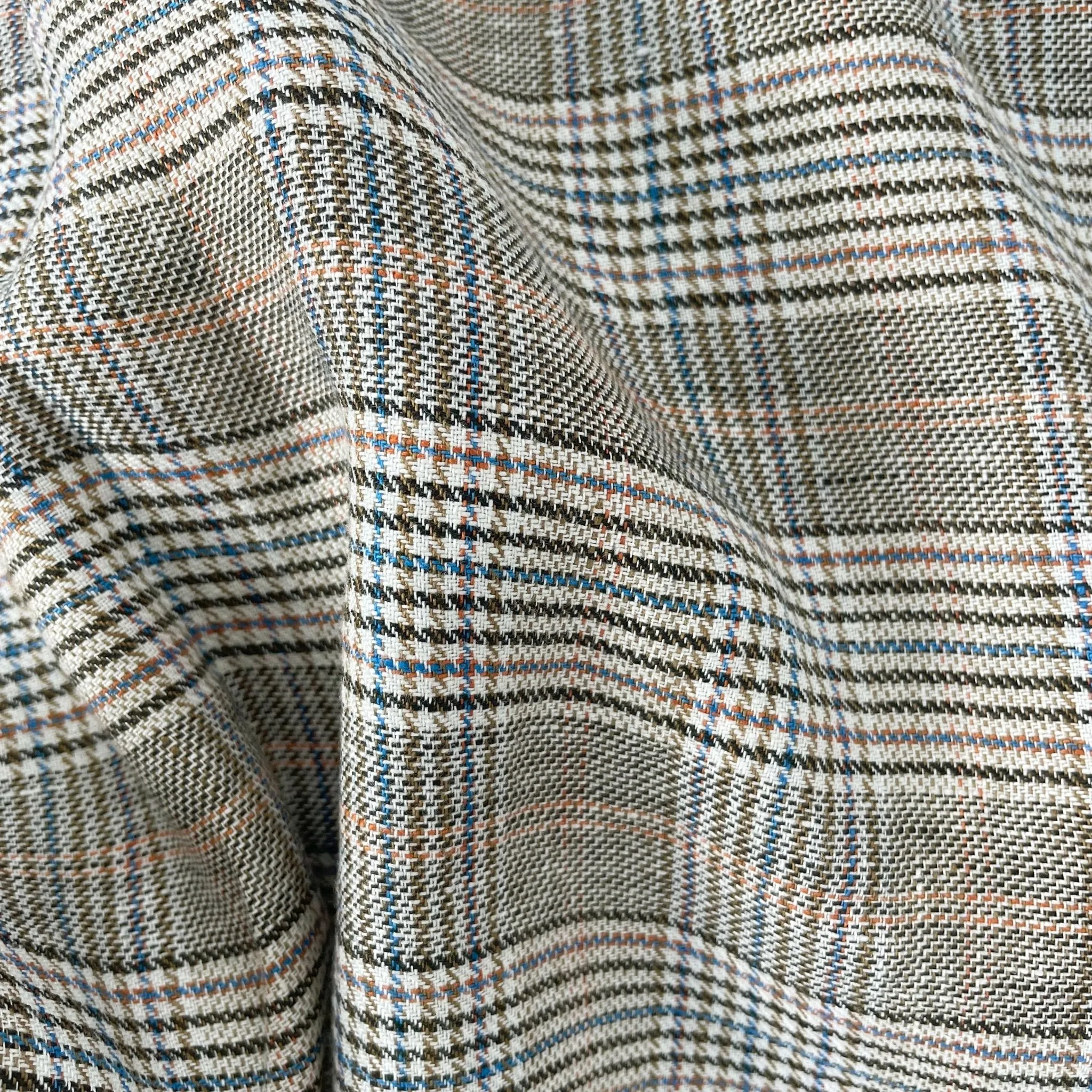 Linen Glen Plaid Fabric 7388