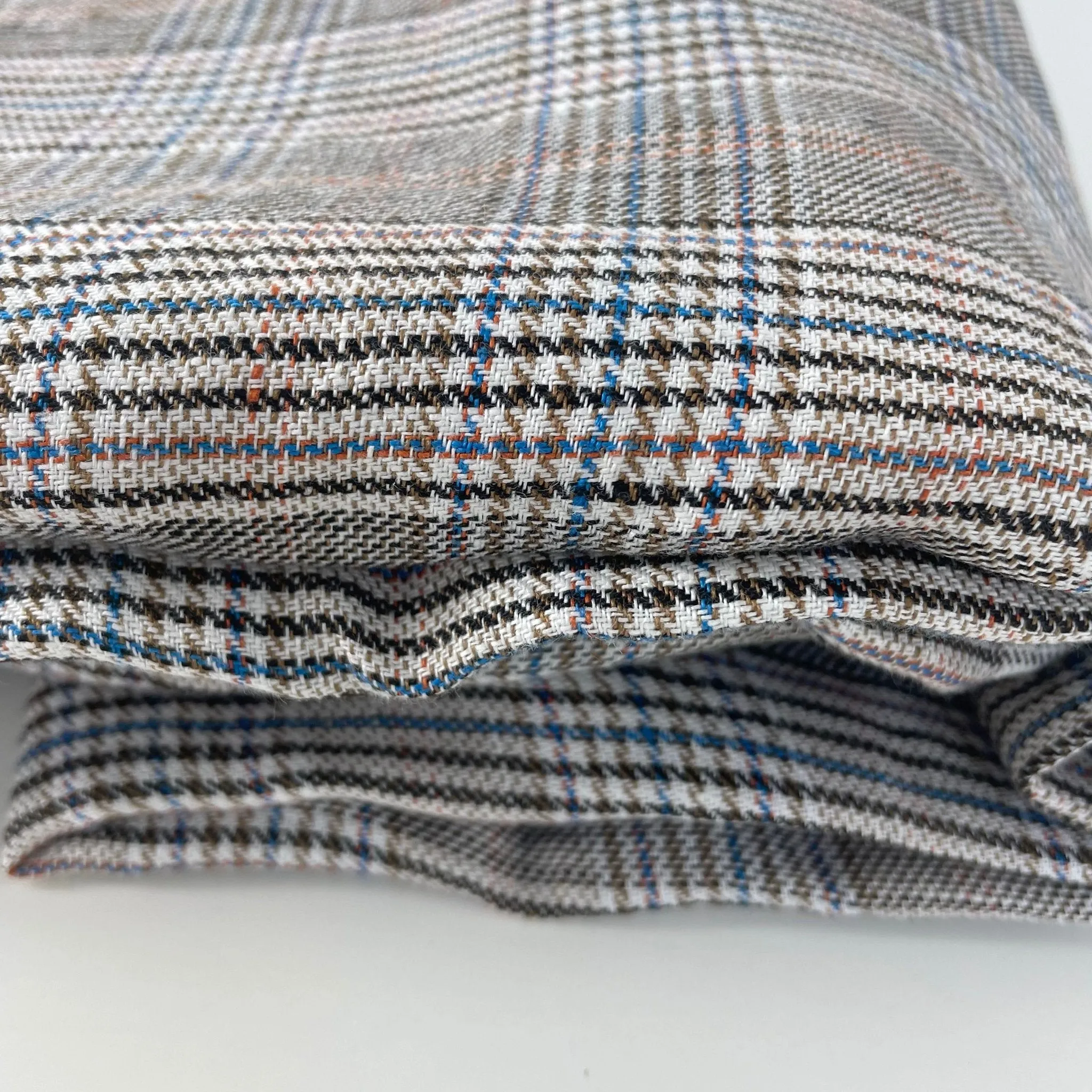 Linen Glen Plaid Fabric 7388