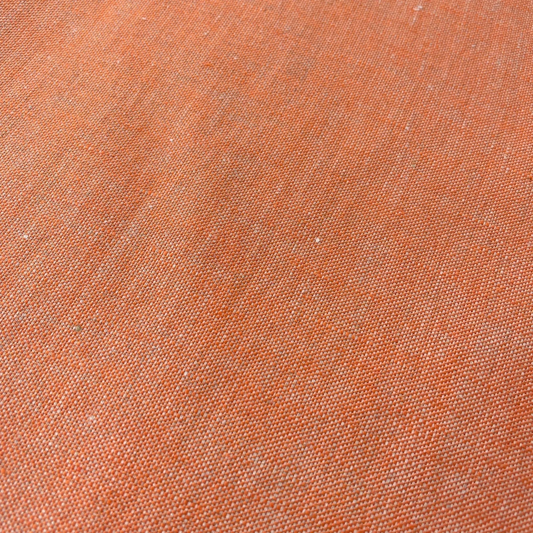 Linen Orange Dot Fabric 3509