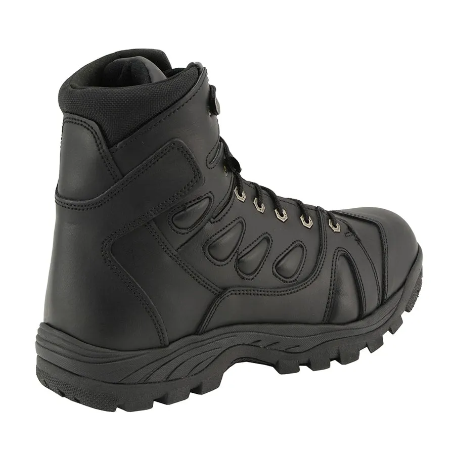 Men’s 6” All Leather Tactical Boot w/ Side Zipper