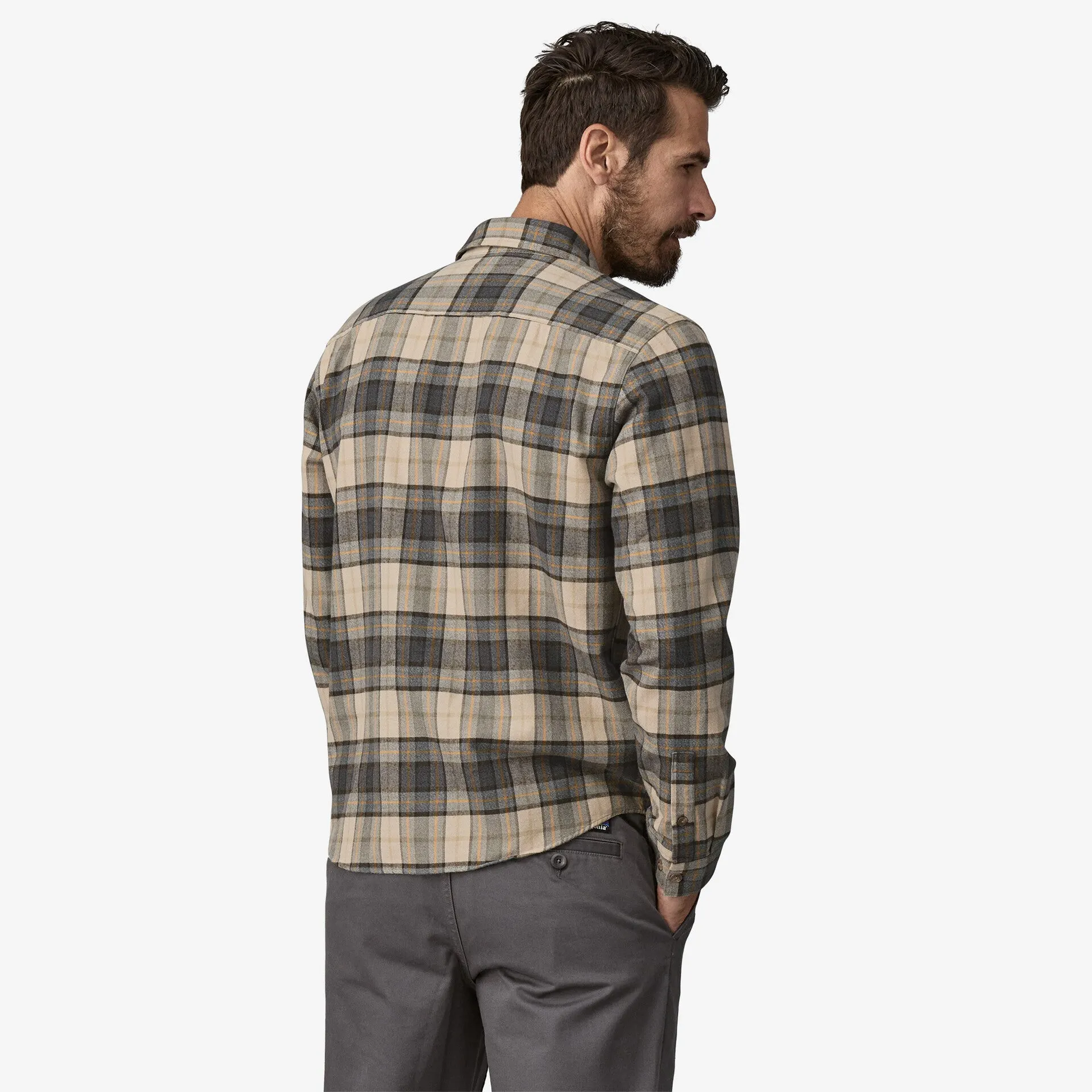 Patagonia Men's Long-Sleeved Lightweight Fjord Flannel Shirt