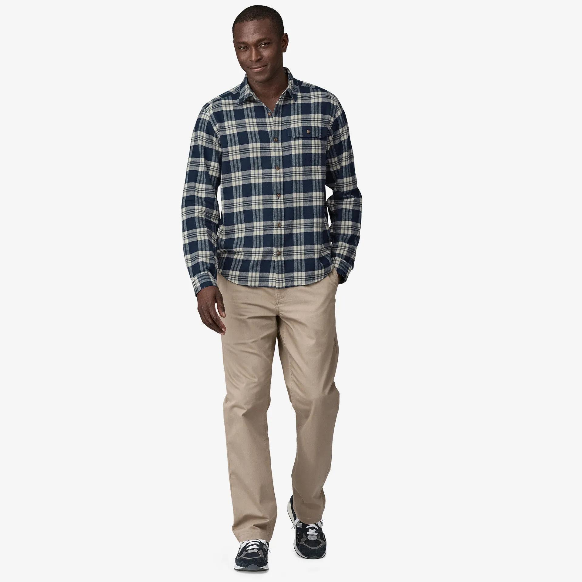 Patagonia Men's Long-Sleeved Lightweight Fjord Flannel Shirt