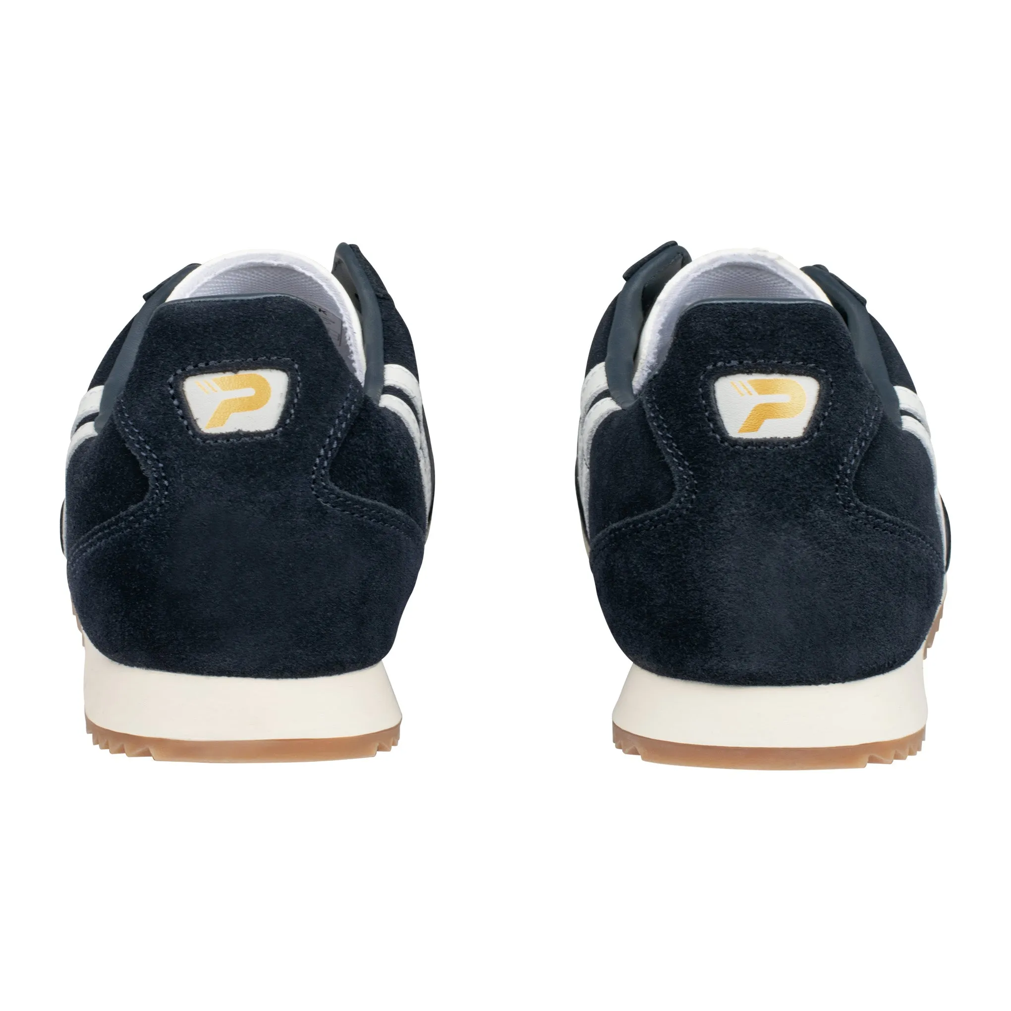 Patrick Rio Suede Trainers Navy/White