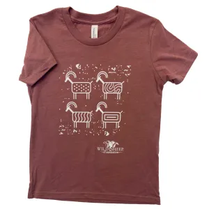 Petroglyphs Sheep Youth T-shirt