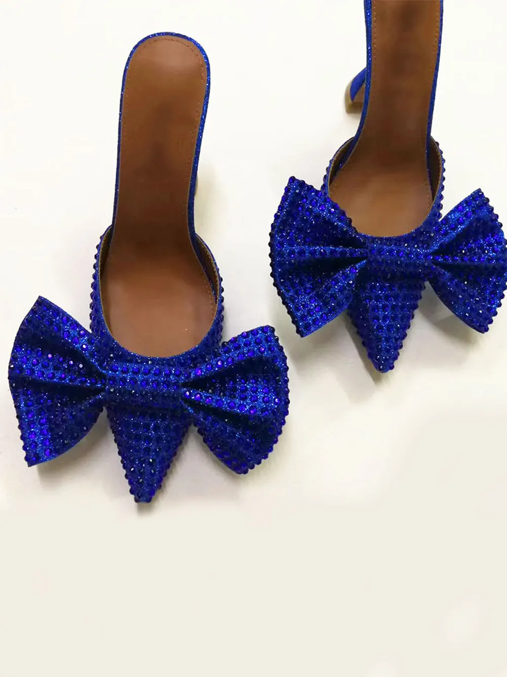 Pointed Toe Bow High Heels Pumps