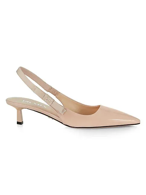 Prada Leather Slingback Pump