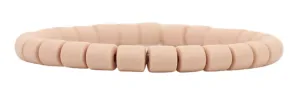 Stacker Stretch Bracelet - Dusty Rose Vinyl