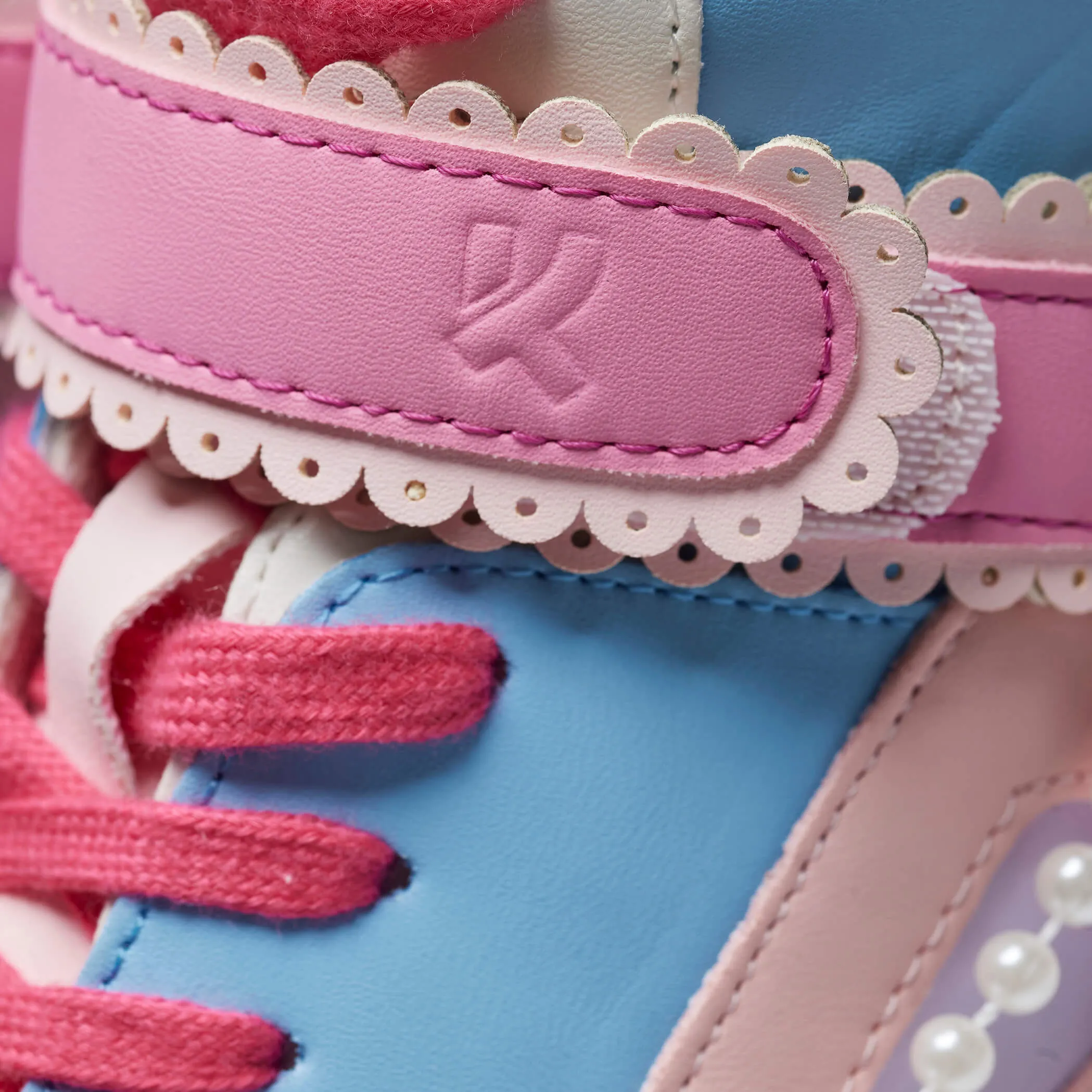 Sugar Wishes Chunky Hi Top Trainers - Pastel Multi