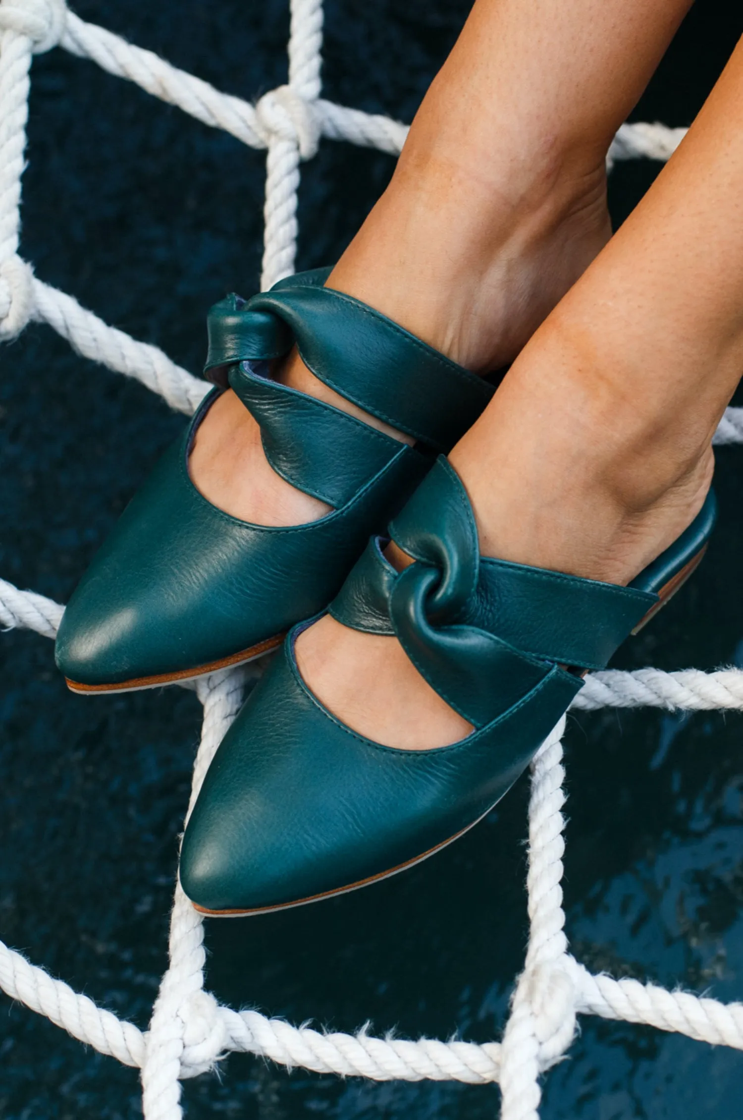 Taj Mahal Pointy Toe Mules