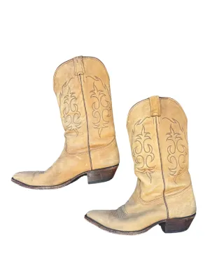 Tan Leather Nocona Boots