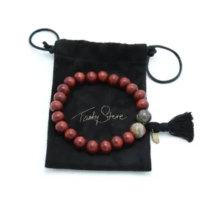 TASTY STEVE 'Stone Bracelet' - Mahogany