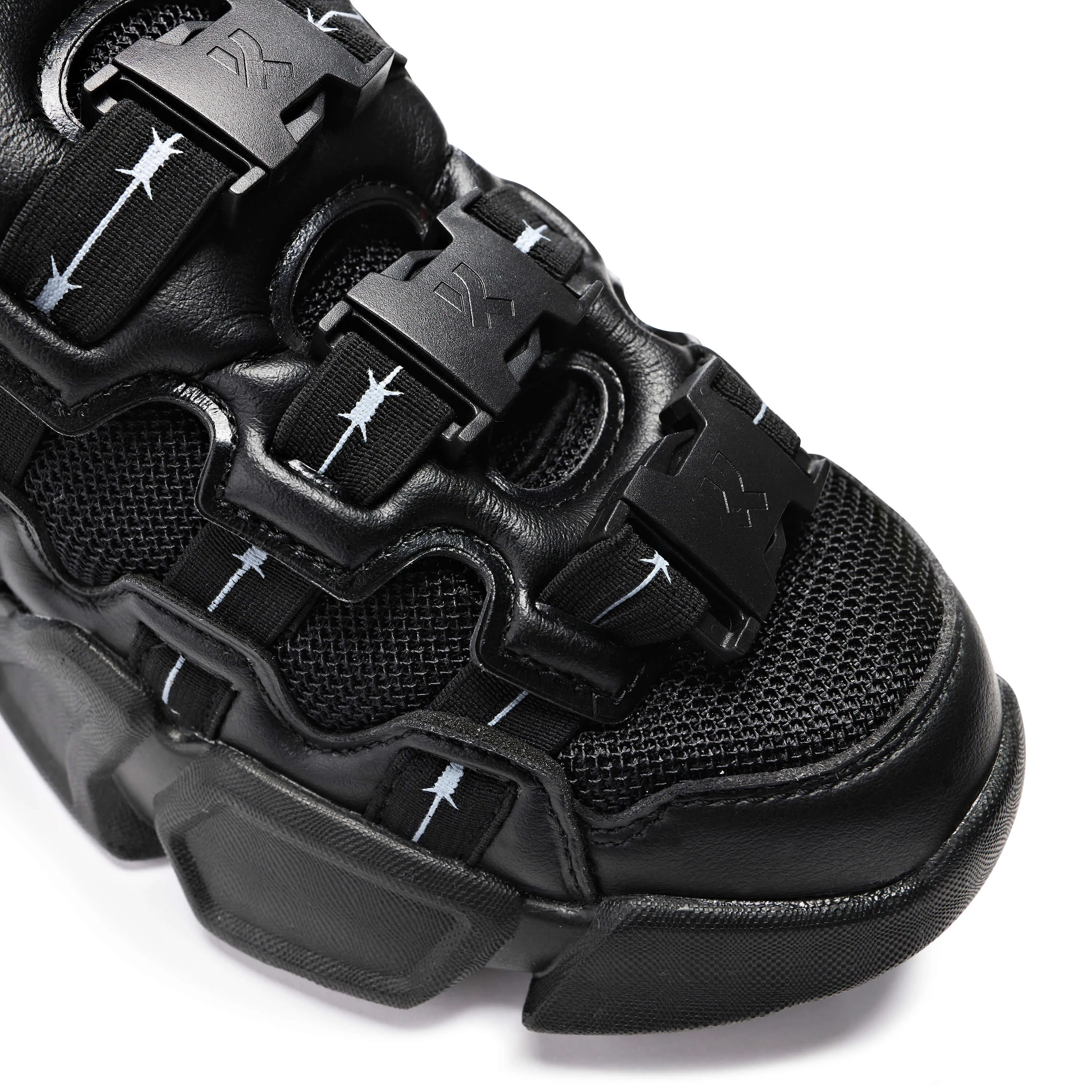 The Beast Black Wire Trainers