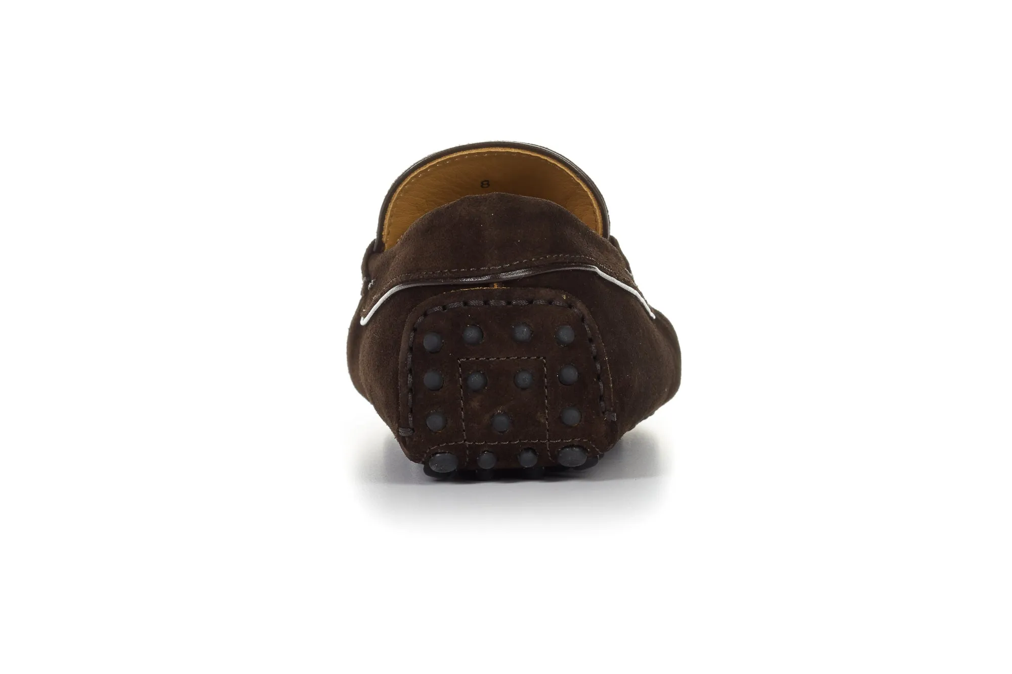 The McQueen Driving Loafer - Chocolate Suede