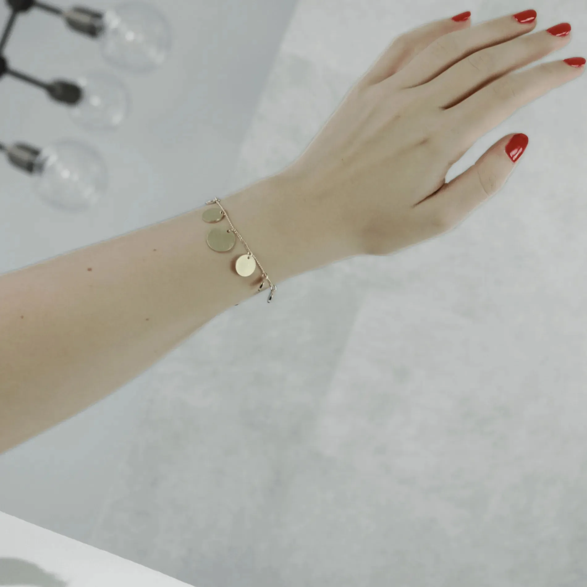 Theia Multi Dot Bracelet Gold Plating