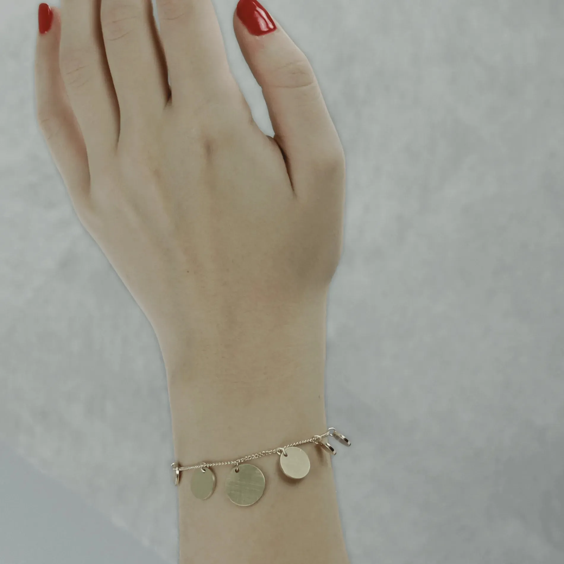 Theia Multi Dot Bracelet Gold Plating