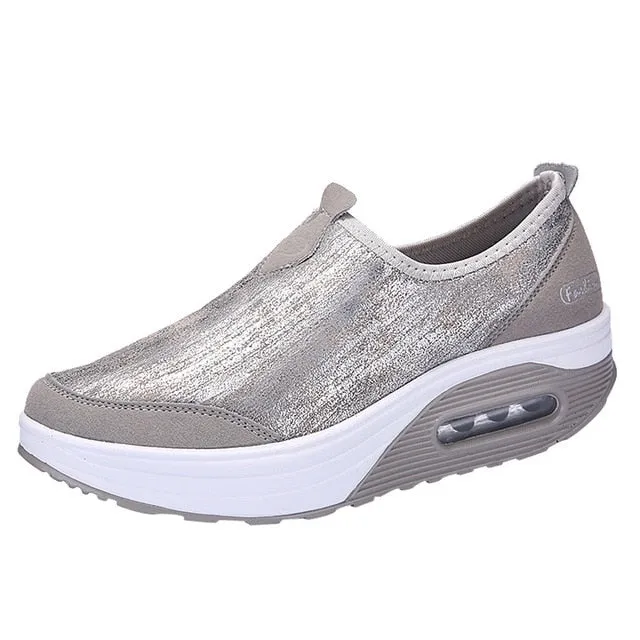 Women Casual Sports Shoes Thick-Soled Air