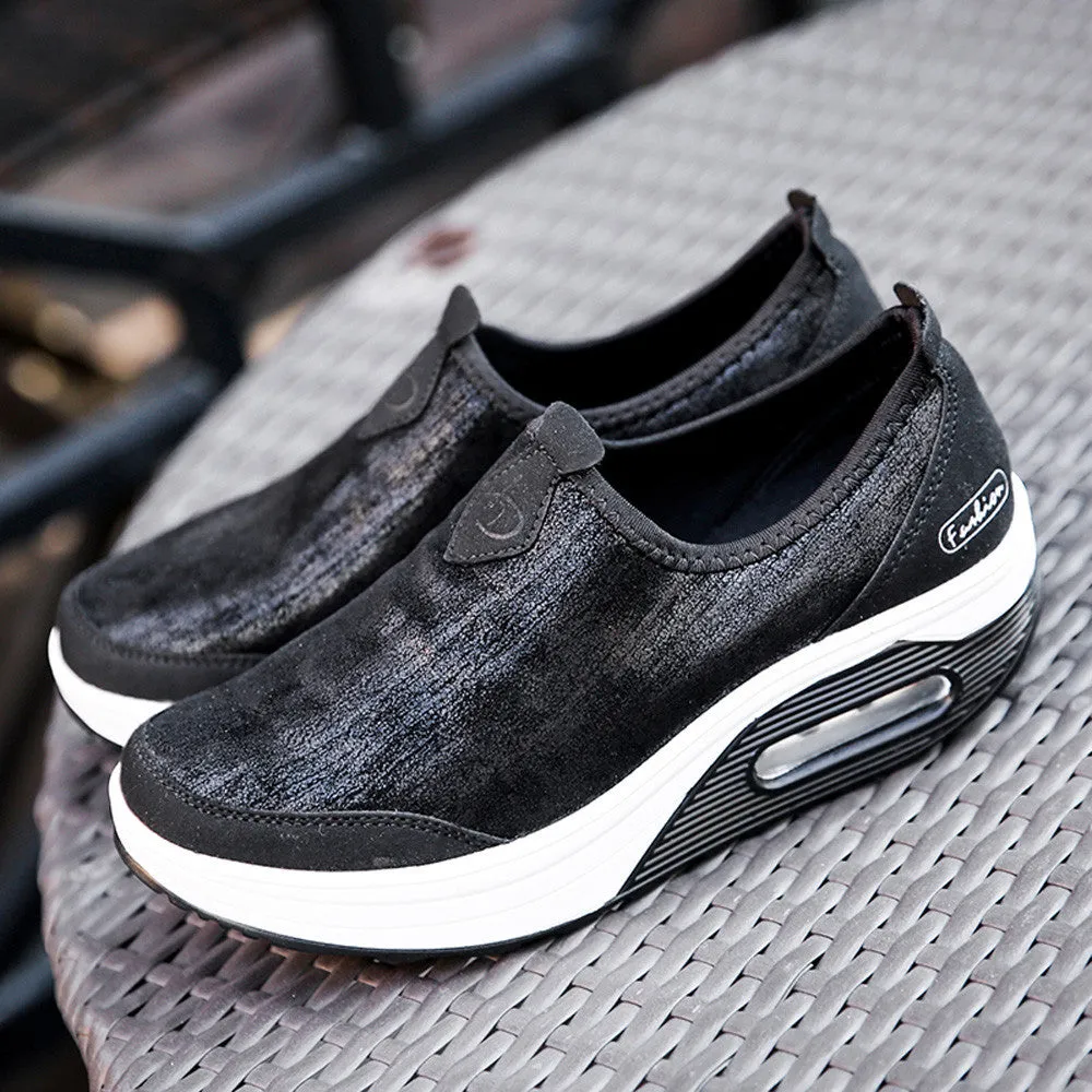 Women Casual Sports Shoes Thick-Soled Air