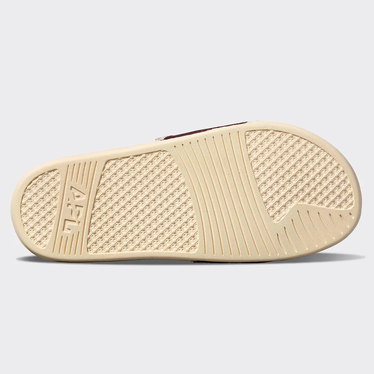 Women's Big Logo TechLoom Slide Vanilla / Burgundy / Sea Salt