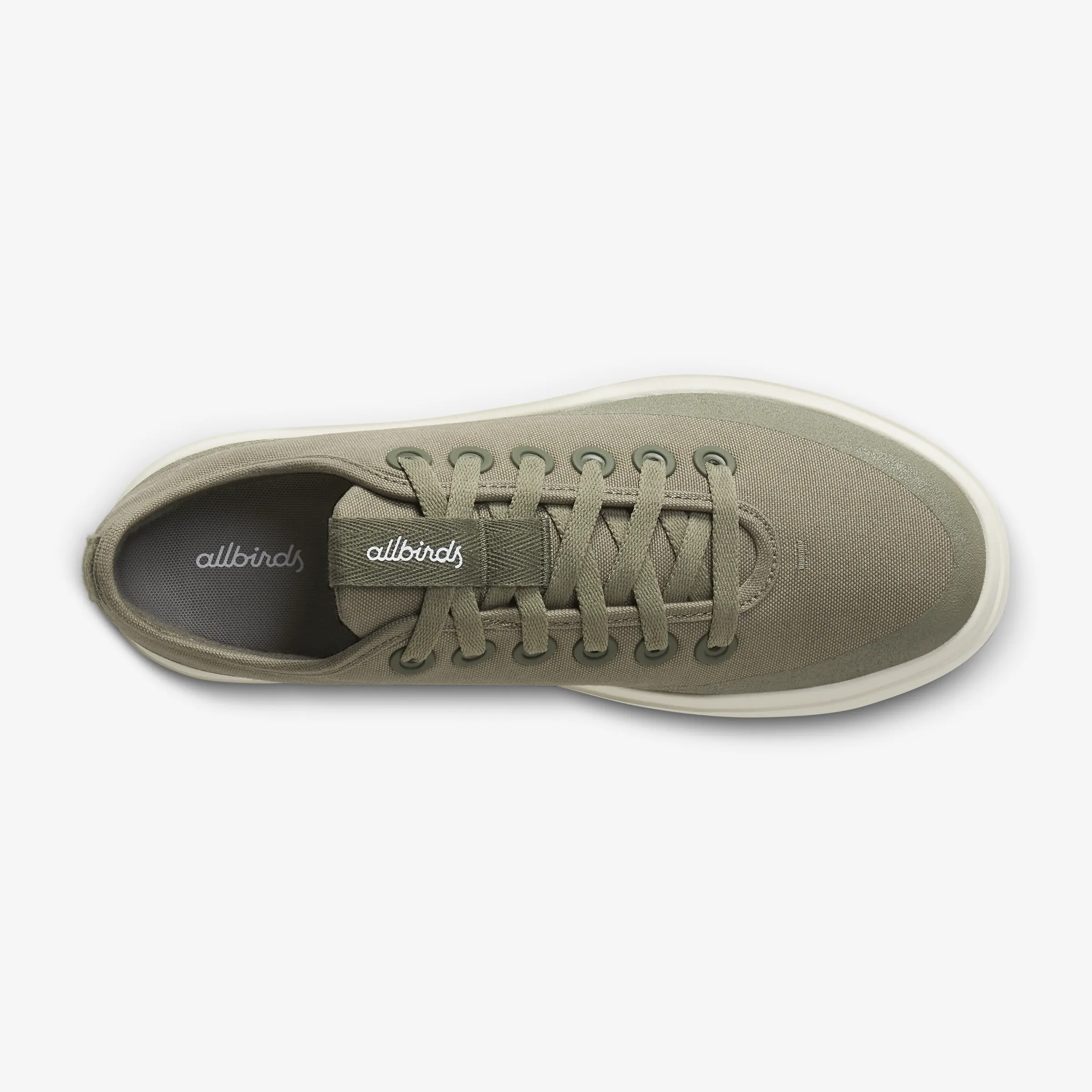 Women's Canvas Pipers - Rugged Green (Stony Cream Sole)